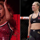 Beyoncé; UFC fighter Ronda Rousey
YouTube screenshot; Matthew Stockman/Getty Images